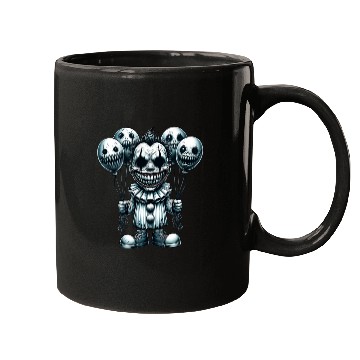 Discover Balloon Horror Clown – Creepy Carnival Nightmare Mugs