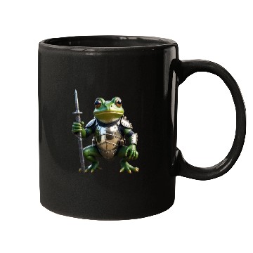Discover frog in medieval armor Mugs