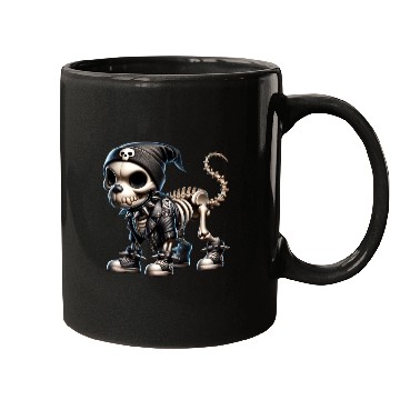 Discover Bone Punk Pup – Undead Street Dog Mugs