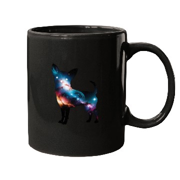Discover Galaxy Chihuahua Silhouette Mugs