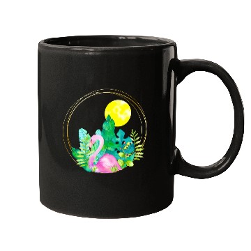 Discover summer vibes with flamingo Mugs