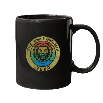 Discover 21st birthday Wild, free & untamed since 07/2004 Mugs