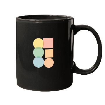 Discover Color circle triangel square sizes Mugs