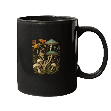 Discover Floral Fusion: Modern Botanical Embrace Mugs