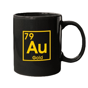 Discover AU Gold – Elemental Gold Label Design Mugs