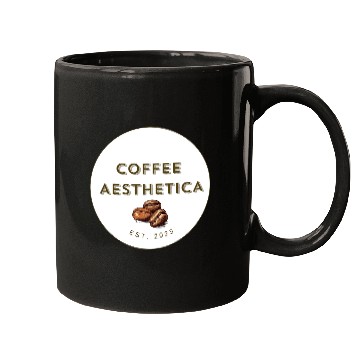 Discover Coffee Aesthetica Logo Mugs