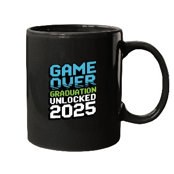 Discover Game Over – Graduation Unlocked 2025 Mugs Gift