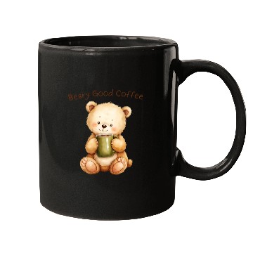 Discover Beary Good Coffee - Cute Bear Cub & Cozy Brew Mugs