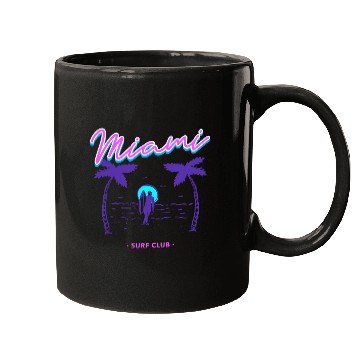 Discover Miami Surf Club Mugs