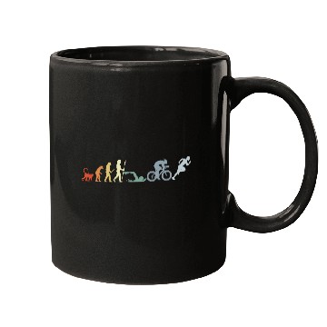 Discover Swim Bike Run Evolution Mugs