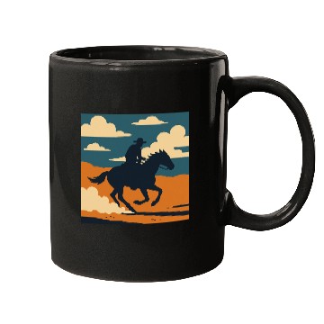 Discover Wild West Cowboy Ride Mugs