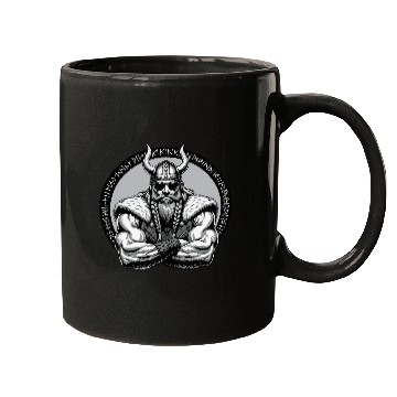 Discover Viking Warrior Man Odin Thor Norman Walhalla Mugs