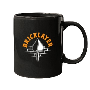 Discover Bricklayer Trowel and Brick Wall Pride Mugs