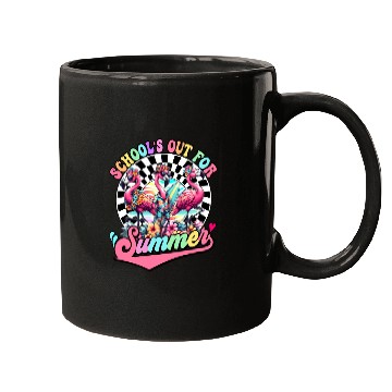 Discover Schools Out For Summer Flamingo Teaches Students Mugs