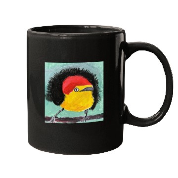 Discover Wire tailed Manakin Painting Mugs