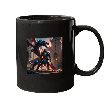 Discover Dragon man Mugs