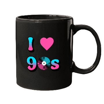 Discover I Love The 90s Retro Nostalgia Mugs