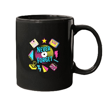 Discover Never Forget 90s Retro Nostalgia Mugs