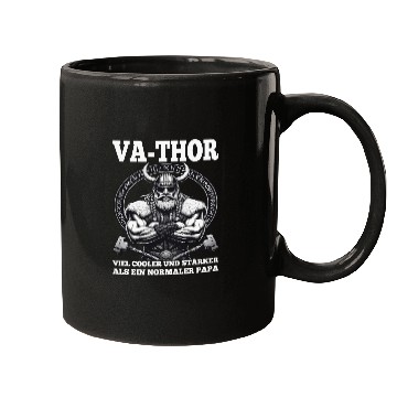 Discover Viking Warrior Man Odin Thor Norman Walhalla Mugs