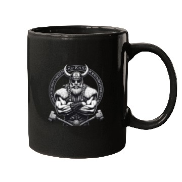 Discover Viking Warrior Man Odin Thor Norman Walhalla Mugs