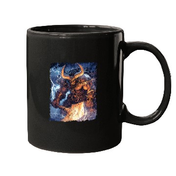 Discover Storm Warrior with Axe and Primal Fury Mugs