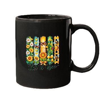Discover Let It Bee Positivity Spring Summer Mugs