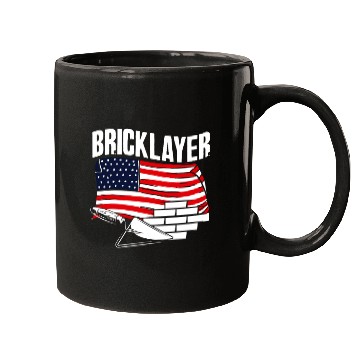 Discover Bricklayer American Pride Craftsmanship Tribute Mugs