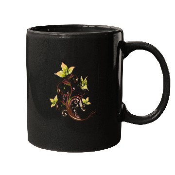 Discover Whimsical Blossom Butterfly Elegant Nature Mugs