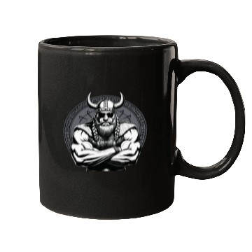 Discover Viking Warrior Man Odin Thor Norman Walhalla Mugs