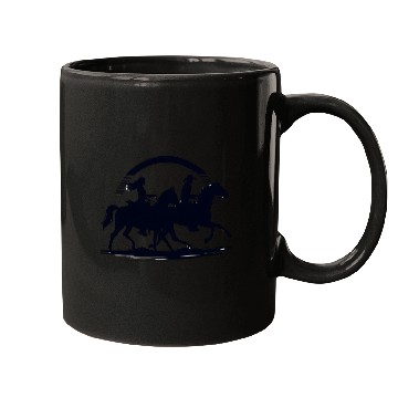 Discover Western Sunset Horseback Riders Mugs