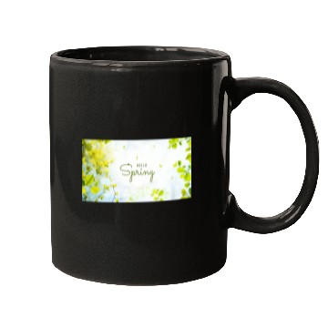 Discover Hello Spring – Nature’s Gentle Awakening Mugs