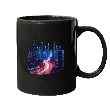 Discover Urban Pulse Cairo – Modern City Lights Mugs