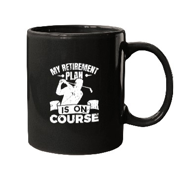 Discover Golf Player Retirement Mugs