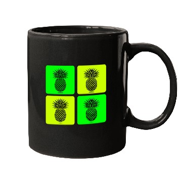 Discover Pop Art Pineapple Mugs