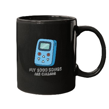 Discover My 1000 Songs Calling MP3 Player 2000s Mugs