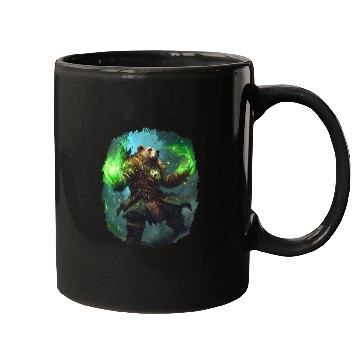 Discover Forest Guardian Channeling Mystic Nature Magic Mugs