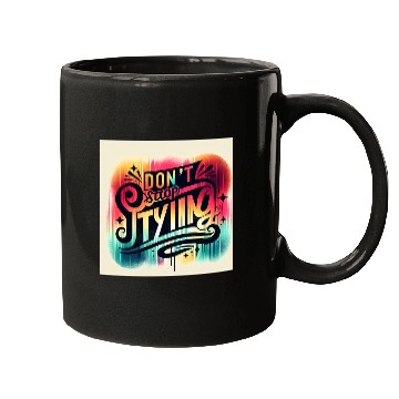 Discover Vibrant Expressionist Typography Mugs