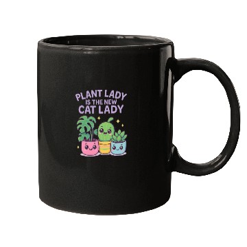 Discover Plant Lady Is the New Cat Lady – Cute Kawaii House Mugs