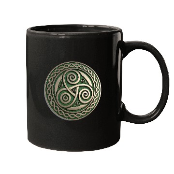 Discover Green Festival Logo Representing Irish Mugs