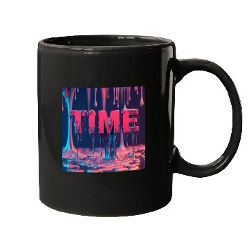Discover Abstract Dripping TIME Mugs