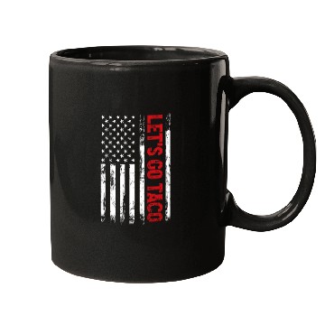 Discover Let’s Go Taco American Flag Mugs