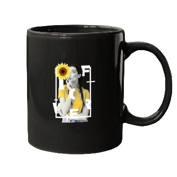 Discover Sunflower Girl Mugs