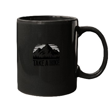 Discover Vintage Take A Hike Nature Is Hiking Mountain Mugs