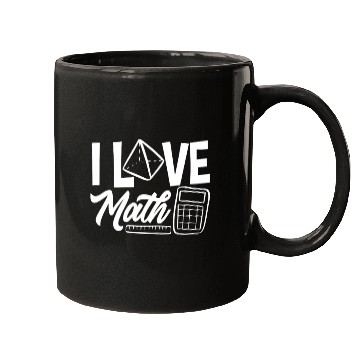 Discover Math Teacher I Love Math Geometric Vibes Mugs