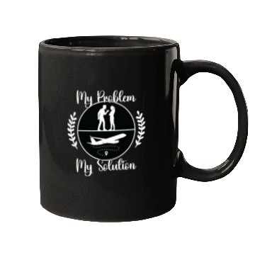 Discover Flight Instructor My Problem My Pictogram Mom Dad Mugs