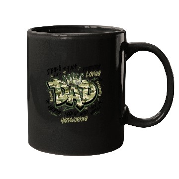 Discover Camo Dad Design Mugs