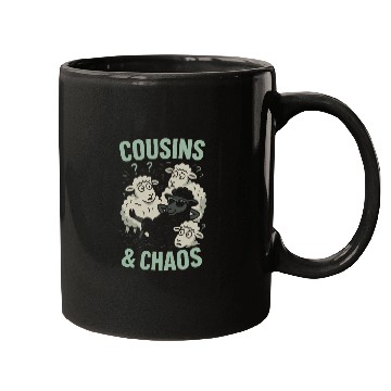 Discover Funny Black Sheep Cousin Quirky Family Outcast Mugs