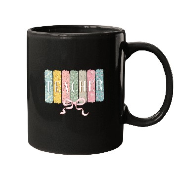 Discover Coquette Teacher Teacher Wildflower Mugs