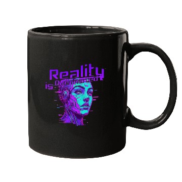 Discover Reality is Overrated – Vaporwave Cyberpunk Mugs