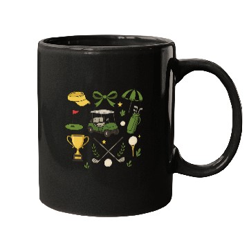 Discover Preppy Golf Coquette Golf Mugs